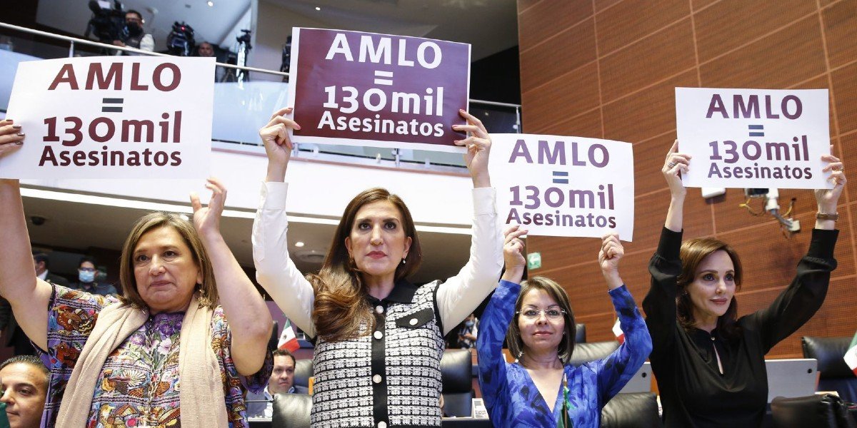 Lilly Téllez, Kenia López y Xóchitl Gálvez se denominan ‘el azote de la 4T’