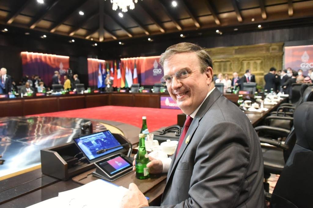 Ebrard pide al G20 un diálogo 'inmediato' para terminar la guerra Rusia-Ucrania