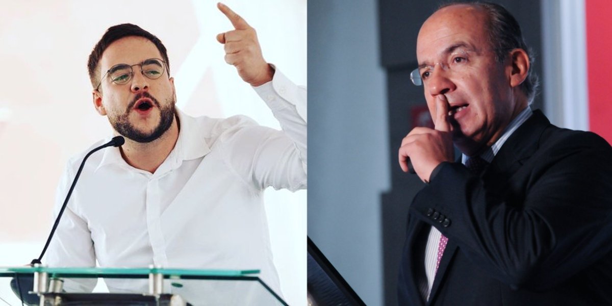 Felipe Calderón se enfrenta con Abraham Mendieta en Twitter y pide que lo expulsen de México