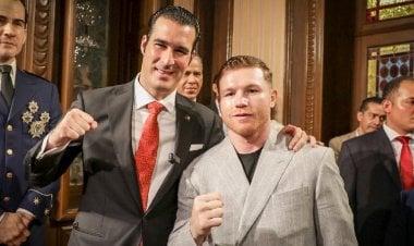 VIDEO. 'Canelo' Álvarez destapa a Miguel Torruco Garza como aspirante a la Jefatura de Gobierno de CDMX