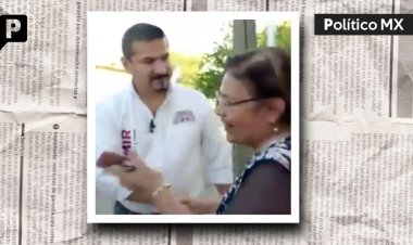 (VIDEO) Candidato de Morena 'corre' tras ser insultado por problemas de agua en Torreón