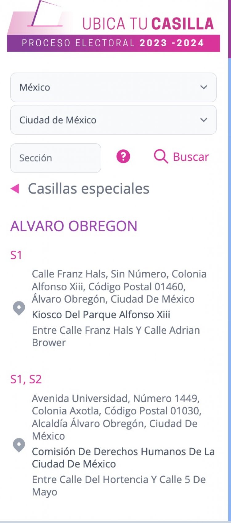 Casillas especiales 2024 ¿en dónde puedo VOTAR si mi casilla no abre o