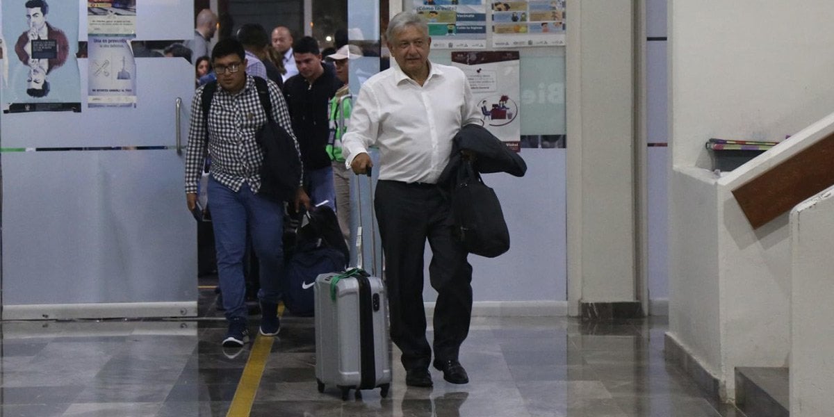 AMLO regresó a México; prepara gira para Jalisco y Colima